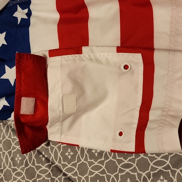 Mens Swim Trunk Board Shorts XL Brand New With Tag  Old Glory Stars & Stripes - Picture 2 of 9